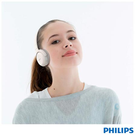 Fone de Ouvido s/ Fio Philips Headphone Branco - TAUH202WT/00